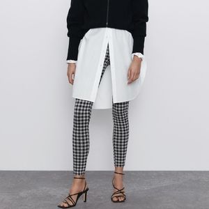 Zara gingham leggings